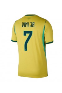 Brasilia Vinicius Junior #7 Jalkapallovaatteet Kotipaita MM-kisat 2026 Lyhythihainen